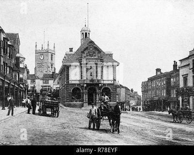 Town Hall, Marlborough Foto Stock