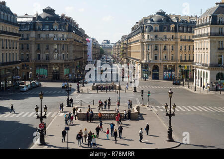 Avenue de l'Opera, Paris, Francia Foto Stock