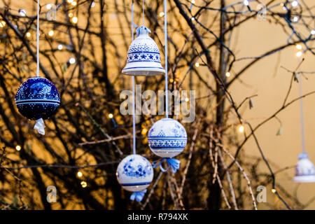 64 griglie scatola di immagazzinaggio di ornamenti di natale scatola di  palline di decorazione dell'albero impermeabile contenitore di  immagazzinaggio