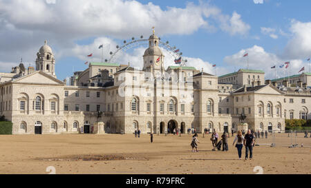 LONDON, Regno Unito - OTTOBRE,10, 2014: : La famiglia Cavalry Museum di Londra, Regno Unito Foto Stock