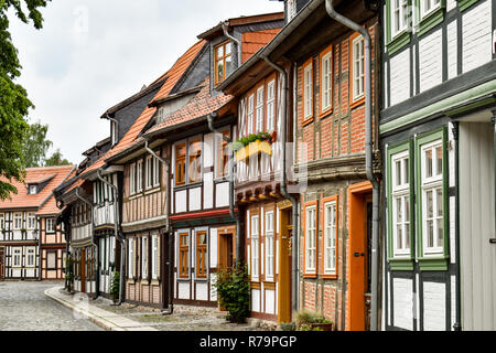 Wernigerode bella città nel harz Foto Stock