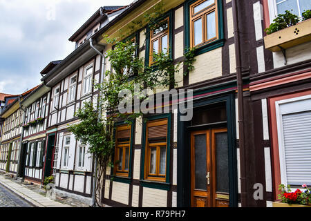 Wernigerode bella città nel harz Foto Stock