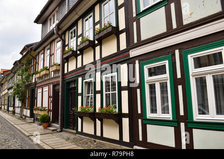 Wernigerode bella città nel harz Foto Stock