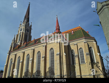 Cattedrale cattolica nel centro di Novi Sad Serbia Foto Stock