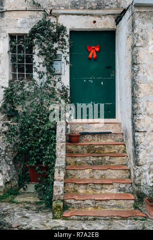 Una casa nel Sasso Caveoso, Matera, Basilicata, Italia. Foto Stock