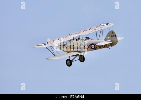 1937 Hawker Demon K8203 volare al vecchio Operaio Foto Stock