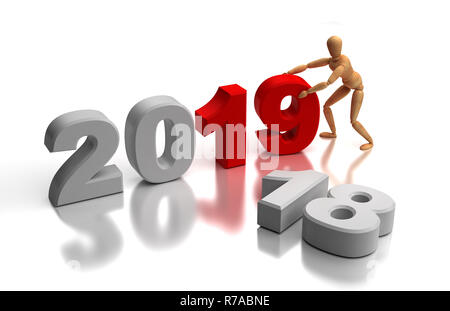 Anno Nuovo 2019 Foto Stock