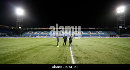 ZWOLLE, 08-12-2018, MAC3Park Stadium, stagione 2018 / 2019, olandese Eredivisie, panoramica dello stadio durante la partita PEC Zwolle - Ajax. Foto Stock