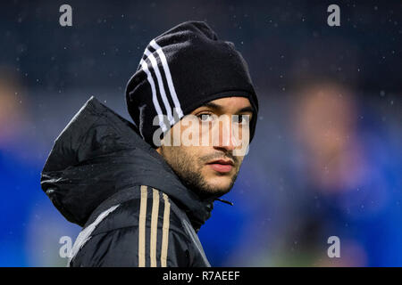 ZWOLLE , 08-12-2018 , MAC3PARK stadion , Stagione 2018 / 2019 , olandese Eredivisie . Lettore Ajax Hakim Ziyech durante il match PEC Zwolle - Ajax Foto Stock