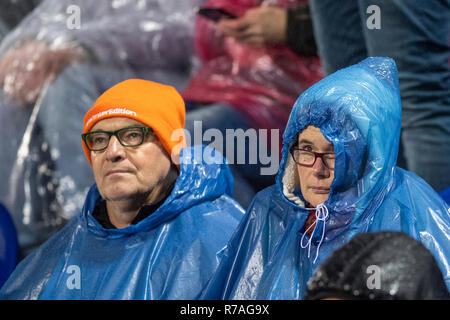 ZWOLLE , 08-12-2018 , MAC3PARK stadion , Stagione 2018 / 2019 , olandese Eredivisie . PEC Zwolle sostenitori durante il match PEC Zwolle - Ajax Foto Stock