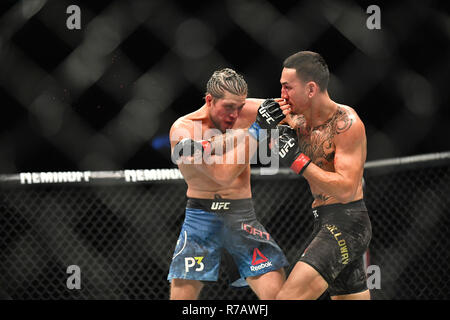 In Ontario, Canada. 9 Dic 2018. Peso piuma BRIAN ORTEGA contro MAX HOLLOWAY a UFC 231 presso il Centro Scotiabank a Toronto, Dicembre 08, 2018. Credito: Igor Vidyashev/ZUMA filo/Alamy Live News Foto Stock