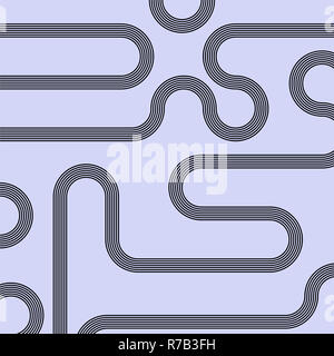 Vettore astratto sfondo con strisce pattern Foto Stock