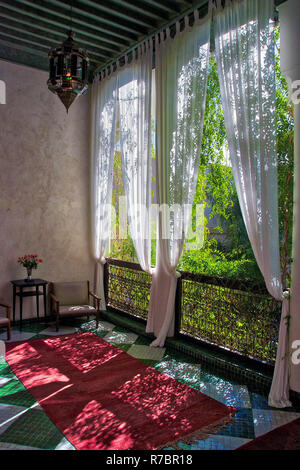 Riad Marocchino a Marrakech Foto Stock