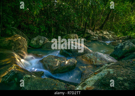 Cascata Phaeng in Koh Phangan Thailandia Foto Stock