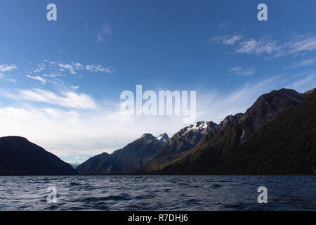 Il lago di McKerrow, Parco Nazionale di Fiordland, Nuova Zelanda Foto Stock