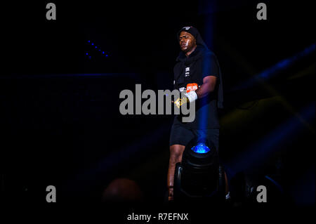 Rotterdam, Paesi Bassi 08 dicembre 2018 Kickboxing Gloria 62 Jahfarr Willnis Foto Stock