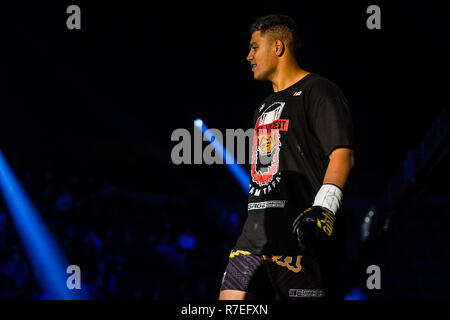 Rotterdam, Paesi Bassi 08 dicembre 2018 Kickboxing Gloria 62 Junior Tafa Foto Stock