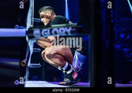 Rotterdam, Paesi Bassi 08 dicembre 2018 Kickboxing Gloria 62 Mohamed Abdallah Foto Stock