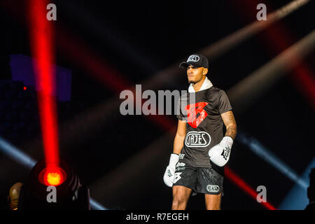Rotterdam, Paesi Bassi 08 dicembre 2018 Kickboxing Gloria 62 Tyjani Beztati Foto Stock