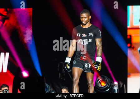 Rotterdam, Paesi Bassi 08 dicembre 2018 Kickboxing Gloria 62 Christian Baya Foto Stock