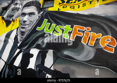 VENLO, VVV Venlo - FC Groningen, calcio, Eredivisie, stagione 2018-2019, 09-12-2018, Seacon Stadium de Koel, panoramica dello stadio, la parete nello stadio Foto Stock