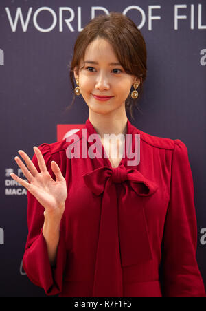 Macao,Macau SAR,Cina.8 DICEMBRE 2018. Corea del Sud attrice e cantante Yoon-Ah Im presso il Festival Internazionale del Film e premi a Macao Foto Stock