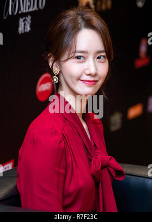 Macao,Macau SAR,Cina.8 DICEMBRE 2018. Corea del Sud attrice e cantante Yoon-Ah Im presso il Festival Internazionale del Film e premi a Macao Foto Stock