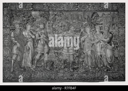 Sansone il viaggio a Timnath; Sansone in conflitto con i Filistei Foto Stock