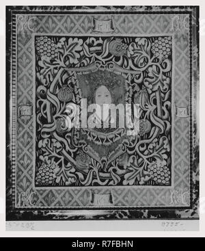 Protezione con busto ritratto di Maria Vergine Foto Stock