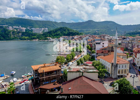 Panoramica Amasra, Turchia Foto Stock