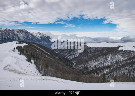 Paesaggio invernale in Europa Foto Stock