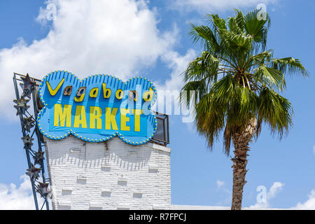 Miami Florida,Biscayne Boulevard Historic District,Miami Modern Architecture,Historic preservation,Vagabond Motel,hotel,1954,Robert Swartburg,hotel a. Foto Stock