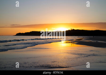 Tramonto su Point Lookout, North Stradbroke Island, Queensland, Australia Foto Stock