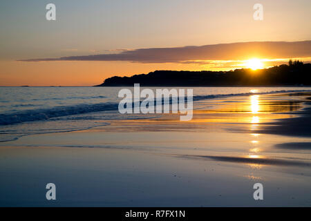 Tramonto su Point Lookout, North Stradbroke Island, Queensland, Australia Foto Stock