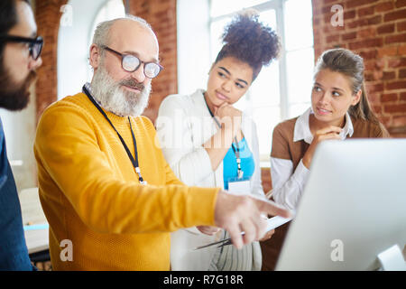 Presentazione del piano aziendale Foto Stock