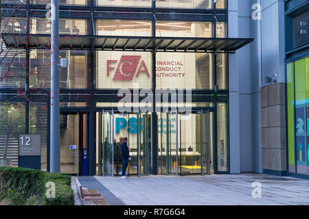 fca, financial conduct authority office building, payment systems regulator, endeavor square, stratford, londra, regno unito Foto Stock