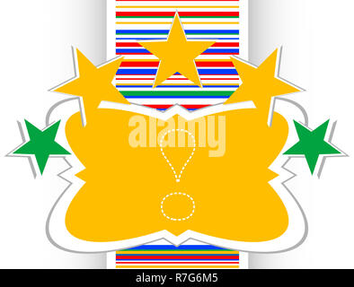 Il tasto punto esclamativo simbolo segno di attenzione Foto Stock