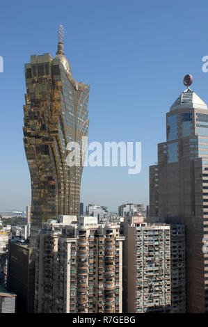 Il Grand Lisboa Casinò e Hotel, Macau, Cina. Foto Stock