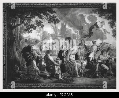 Psiche, adorato come dea, sostiene Venere" (Afrodite) Rabbia Foto Stock