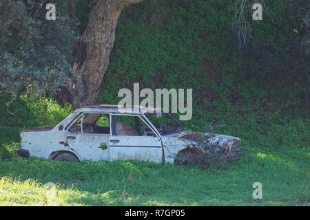 Abbandonata la sede 131. Marbella, Spagna. Foto Stock