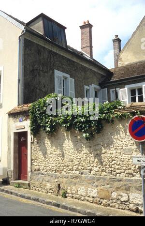 Lo studio (esterno) di Alfred Sisley di Moret-sur-Loing, Ile-de-France. Foto Stock