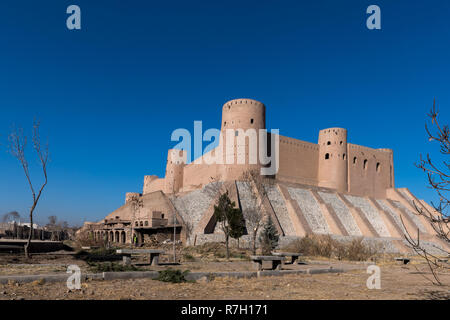 Cittadella di Herat in inverno, Herat, provincia di Herat, Afghanistan Foto Stock