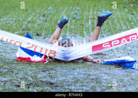 TILBURG, 09-12-2018, Beekse Bergen Hilvarenbeek, Jimmy Gressier durante gli Europei di Cross Country Championships Foto Stock