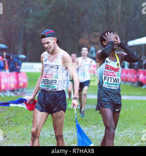 TILBURG, 09-12-2018, Beekse Bergen Hilvarenbeek, Gressier Fitwi durante gli Europei di Cross Country Championships Foto Stock