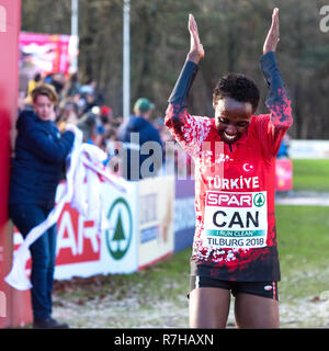 TILBURG, 09-12-2018, Beekse Bergen Hilvarenbeek, Yasemin può durante il European Cross Country Championships Foto Stock