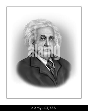 Albert Einstein  1879 - 1955  German Mathematical Physicist Foto Stock