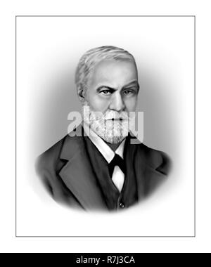 Sigmund Schlomo Freud 1856 - 1939 Austrian fondatore della psicoanalisi neurologo Foto Stock