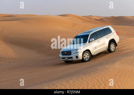 Safari nel deserto di Dubai Foto Stock