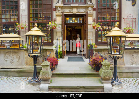 Negozio di ambra, Ulica Mariacka, Gdansk, Polonia Foto Stock