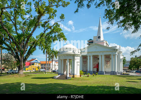 Penang, Malesia - 18 agosto 2018: la chiesa di San Giorgio è un palazzo del XIX secolo la chiesa Anglicana nella città di George Town Foto Stock